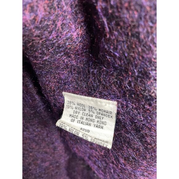 Eileen Fisher Womens Cowl Mock Neck Wool Mohair Blend Sweater Size Small - Picture 6 of 9